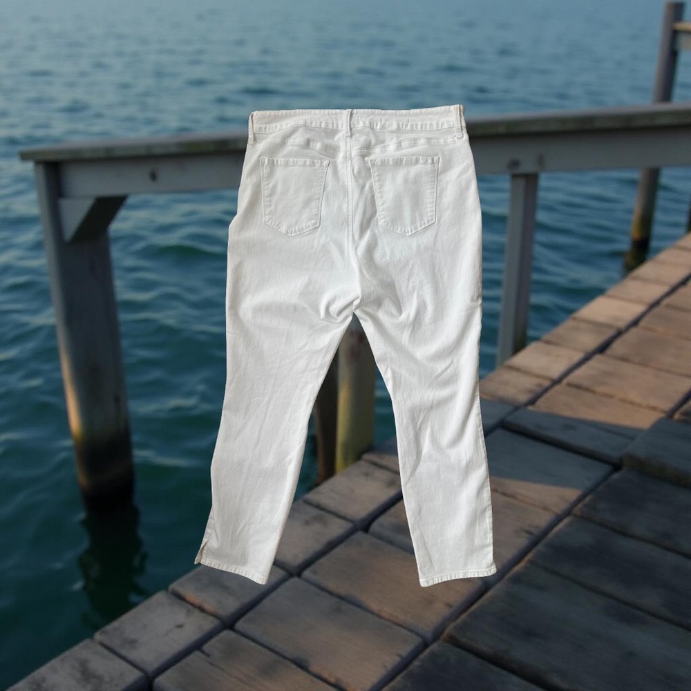NYDJ AMI Skinny Ankle Jeans “Liftxtuck Technology”-Stretch Mid Rise Women 14! - Picture 9 of 16